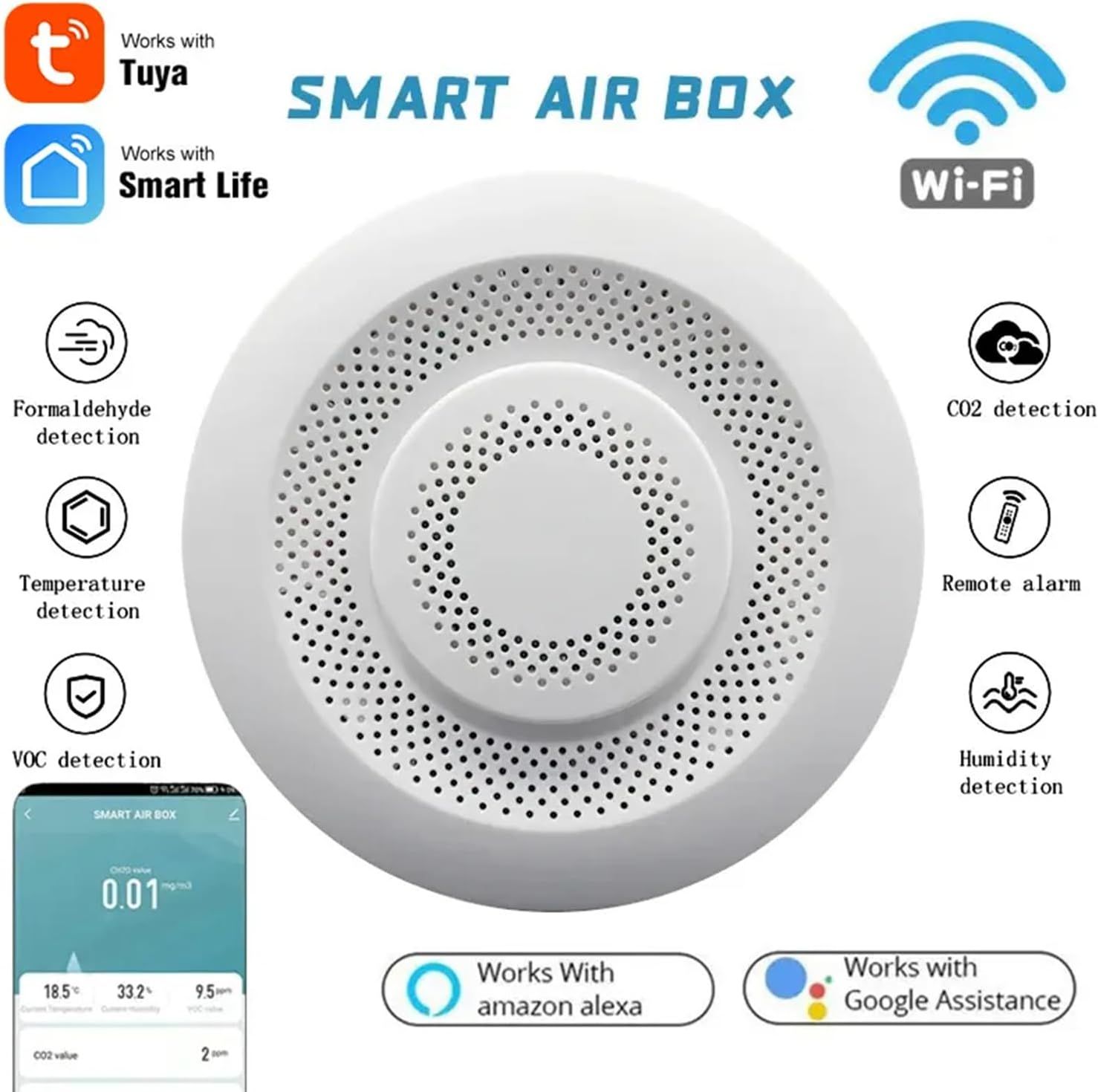 Monitor Qualità Aria Con Sensore CO2: Misura Temperatura, Umidità E TVOC Per Casa E Serra!