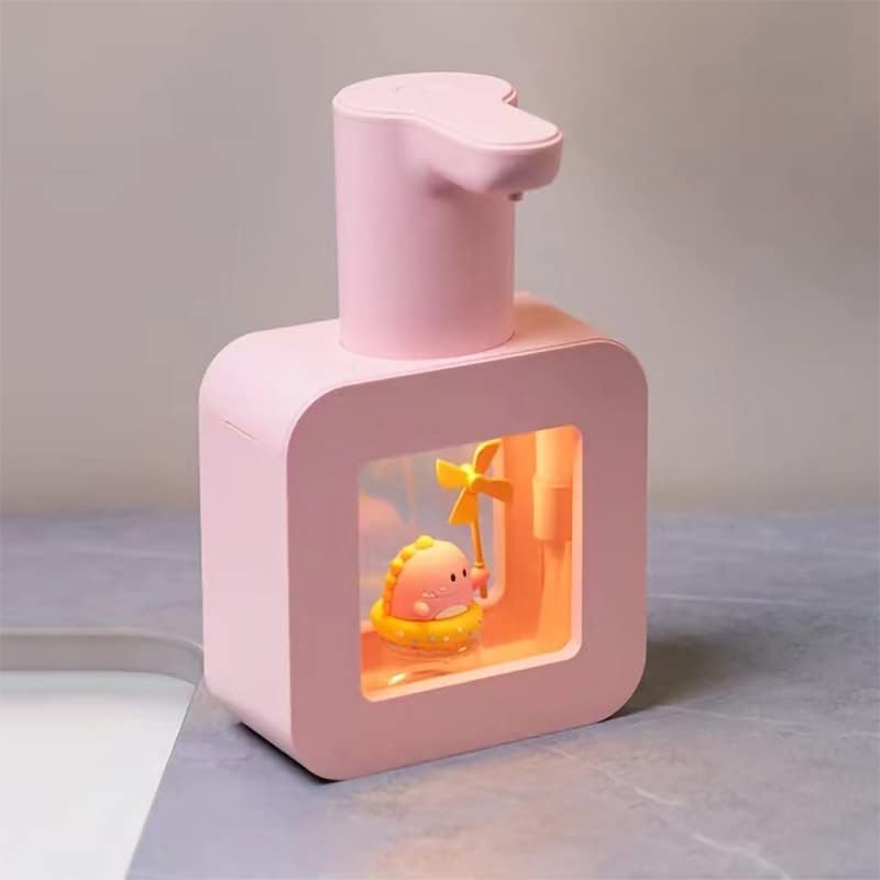Distributeur De Savon Automatique pour Enfants - Distributeur De Savon Automatique sans Contact - Savon en Mousse Intelligent (Petit Dinosaure Rose) - 2
