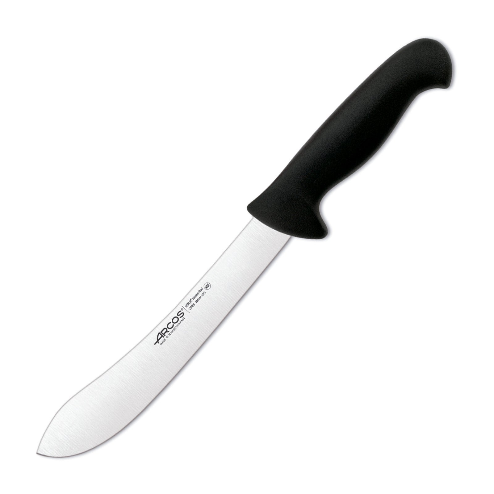 Arcos Duo Set Coltelli Cucina 3 Pezzi - Acciaio Inox Nitrum, Manico In Polipropilene Bicolore (Nero/Rosso) - Vegetale, Chef, Prosciutto - 2
