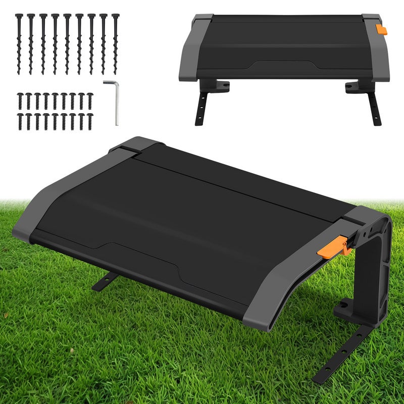 Garage Per Tosaerba Robot In Acciaio Corten – Dimensioni 65x80x39 Cm – Resistente E Anti-ruggine – Copertura Per Esterno - 5