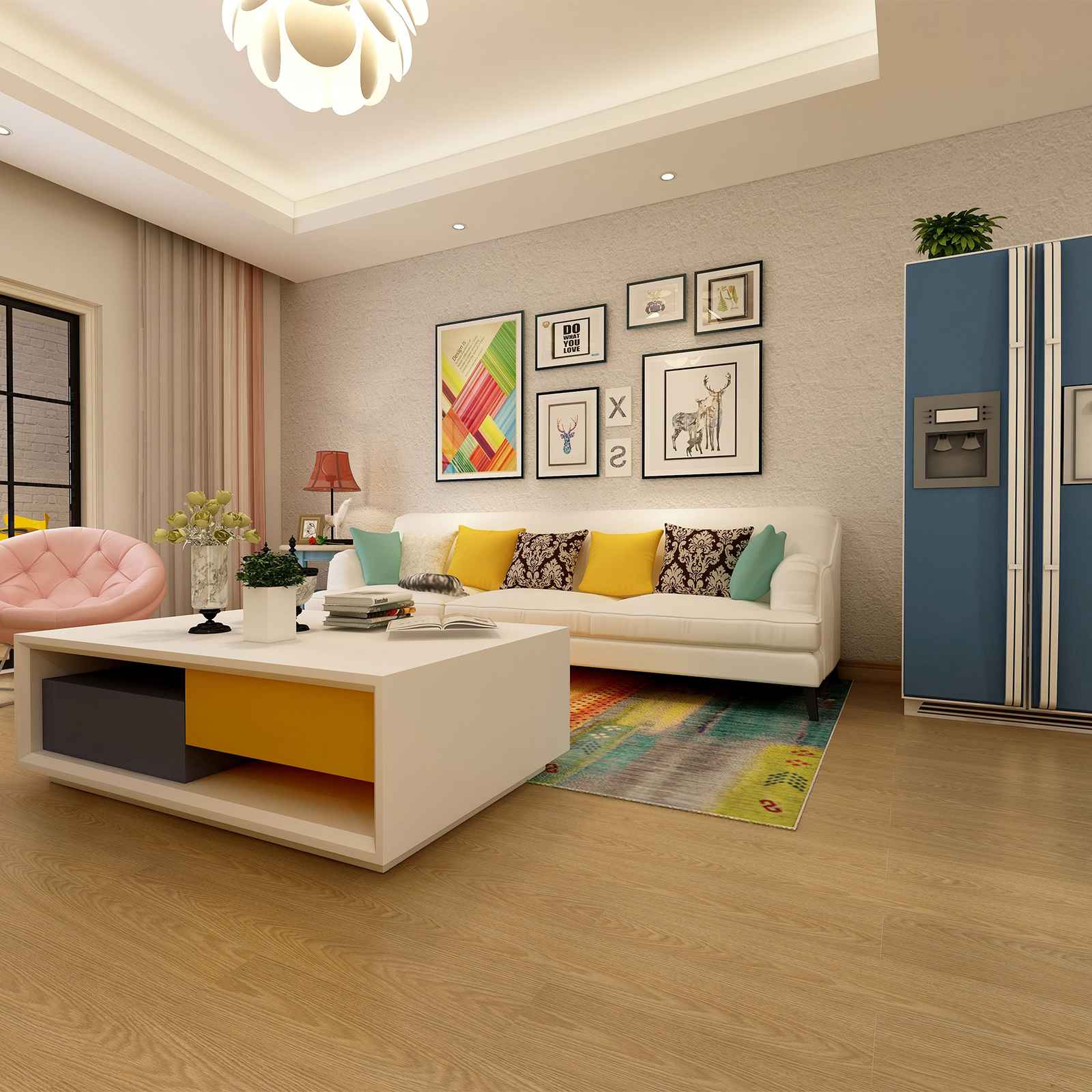 Pavimento PVC Imitazione Legno Resistente all'Acqua e all'Usura - 5 m²-36 pezzi, Installazione Facile, Manutenzione Semplificata - 4