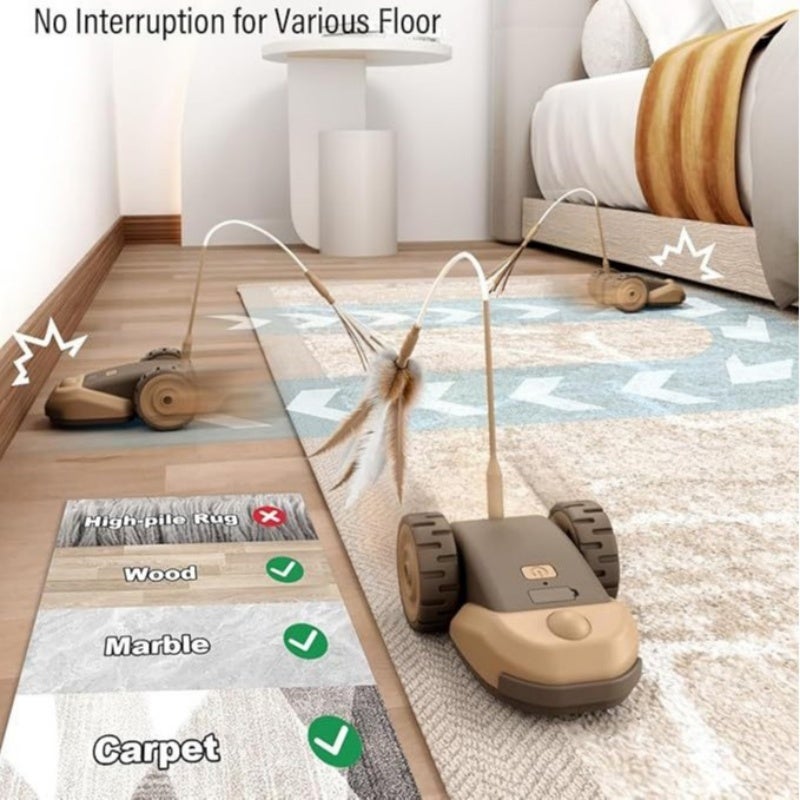 Juguete Interactivo Para Gatos Con Sonido Crujiente - Peluche En Forma De Capibara, Para Morder Y Jugar
