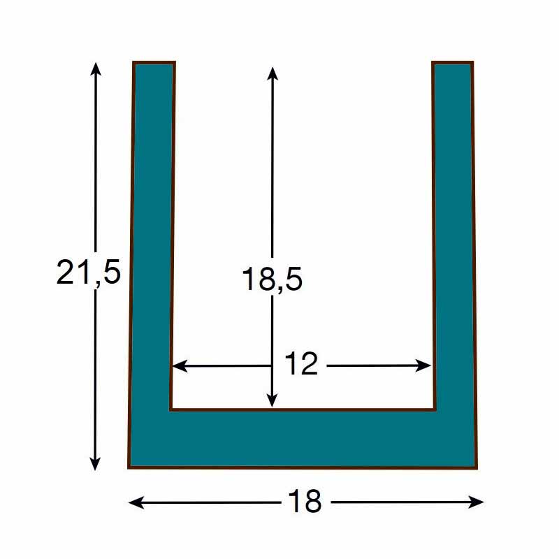 Viga de Imitación Madera color Roble 18x21,5x300 cm fabricada en Poliuretano - 2