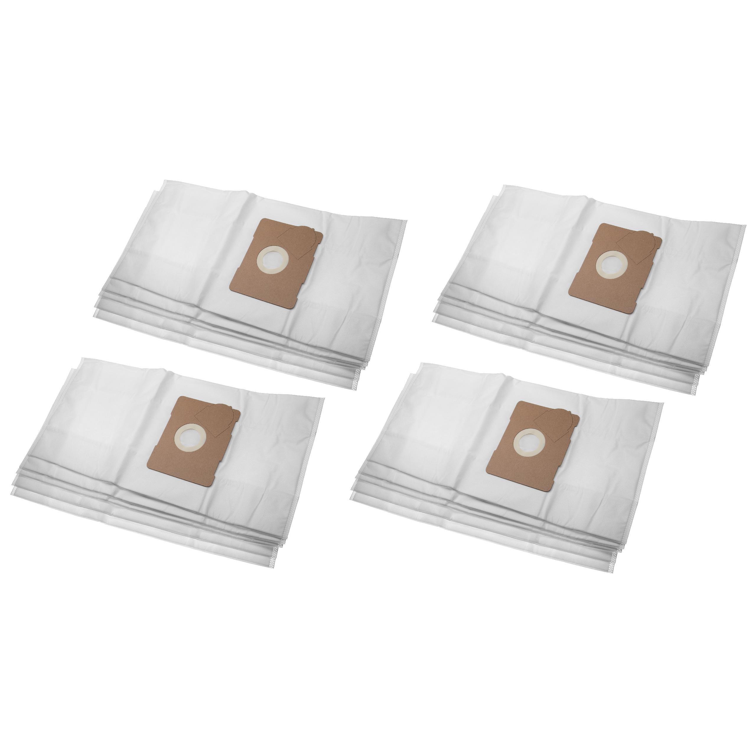 vhbw 20x Sacs filtrants remplacement pour Protool Festool 633582 pour dispositif d'aspiration - microfibres non tissées, 63,6cm x 30,1cm, blanc - 3