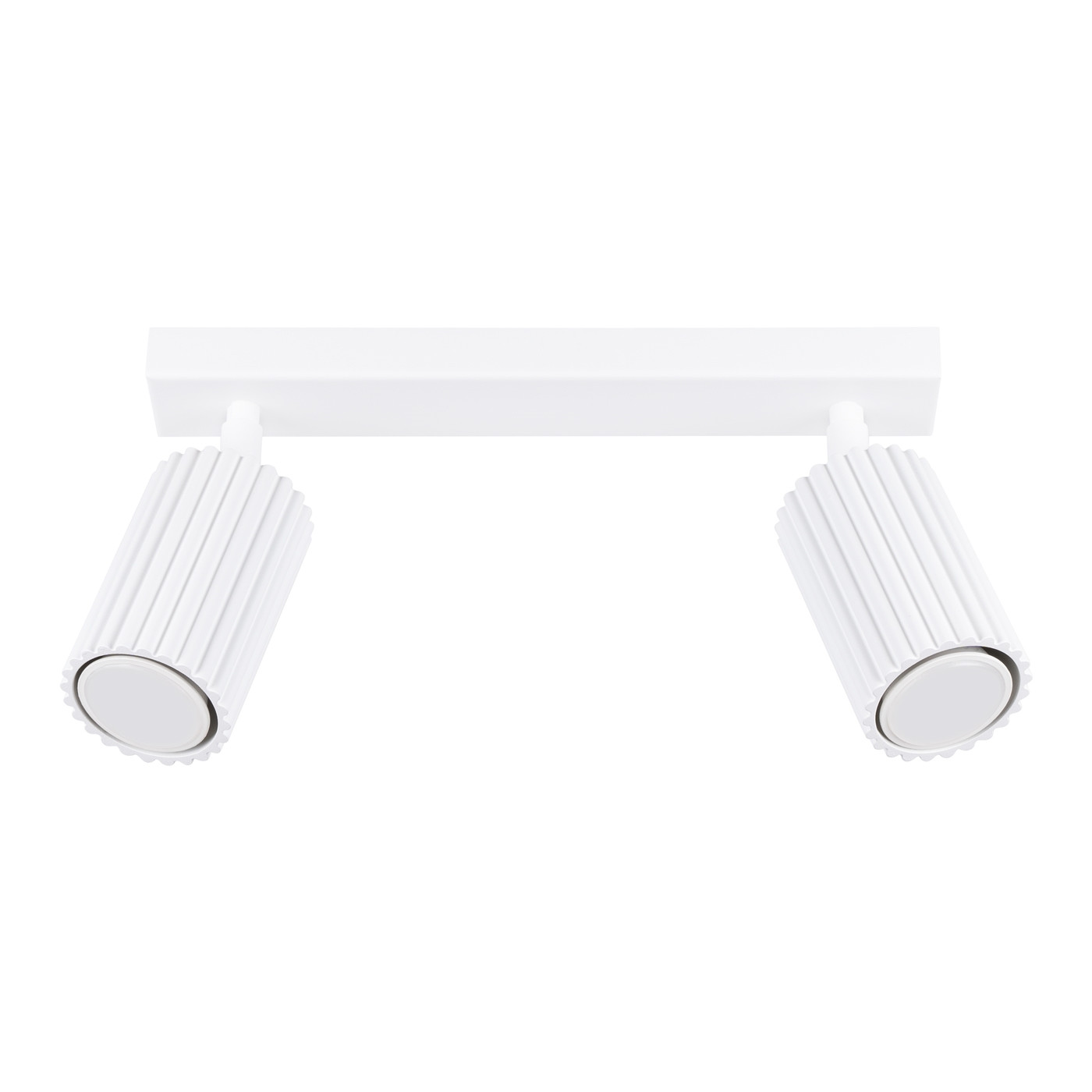 Reflektor sufitowy spot natynkowy Karbon listwa biały 2xGU10x10W wym: 16,5 x 30 x 6,5 cm aluminium Sollux Lighting