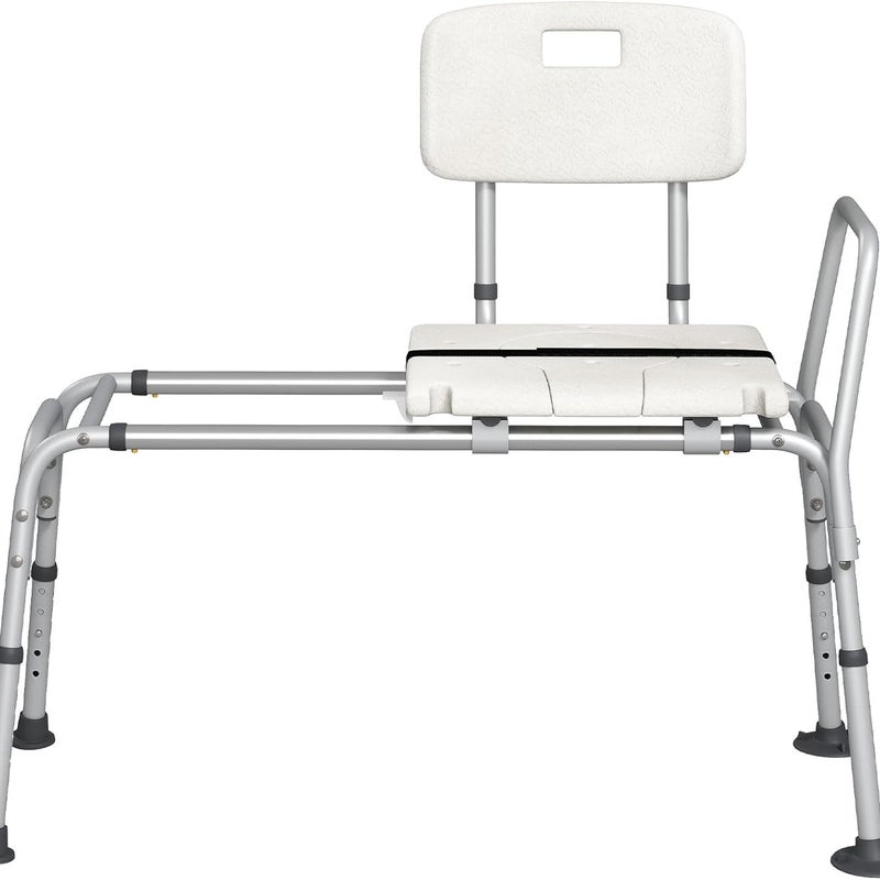 Ruchomy Stołek Prysznicowy, Ławka Prysznicowa z Regulowaną Wysokością, Szerokie Siedzisko z Otwieraną Pokrywą, Nośność 160 kg