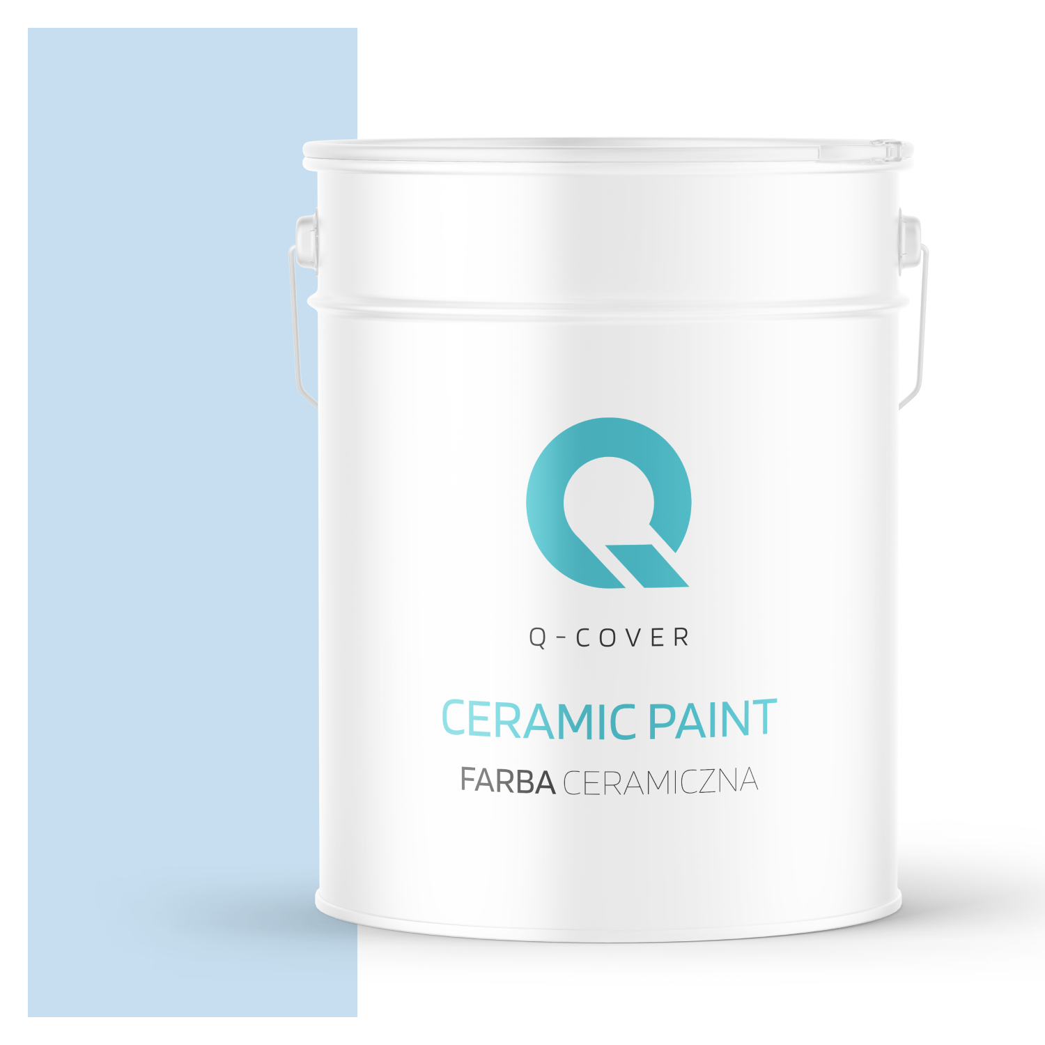 Farba Ceramiczna Do Ścian i Sufitów Q-Cover Błękit H0169 Głęboki Mat 10L