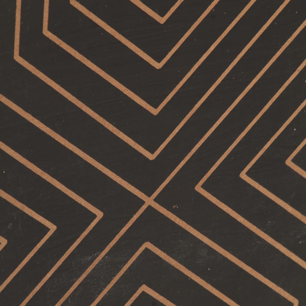 Comodino 40x30x50 cm in Legno Massello di Acacia - 8