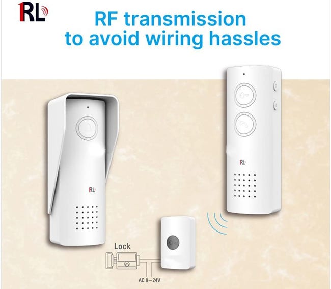 Campanello Senza Fili, Impermeabile Wireless Casa Doorbell 364430