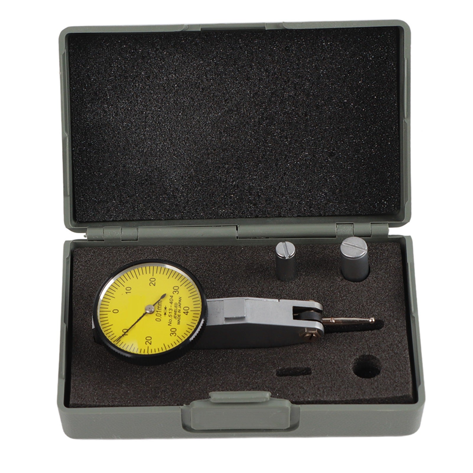 Indicateur De Test à Cadran 0-0,8 Mm - Précision 0,01 Mm - Avec Pinces Queue D'aronde - Pour Usinage, Traçage, Contrôle