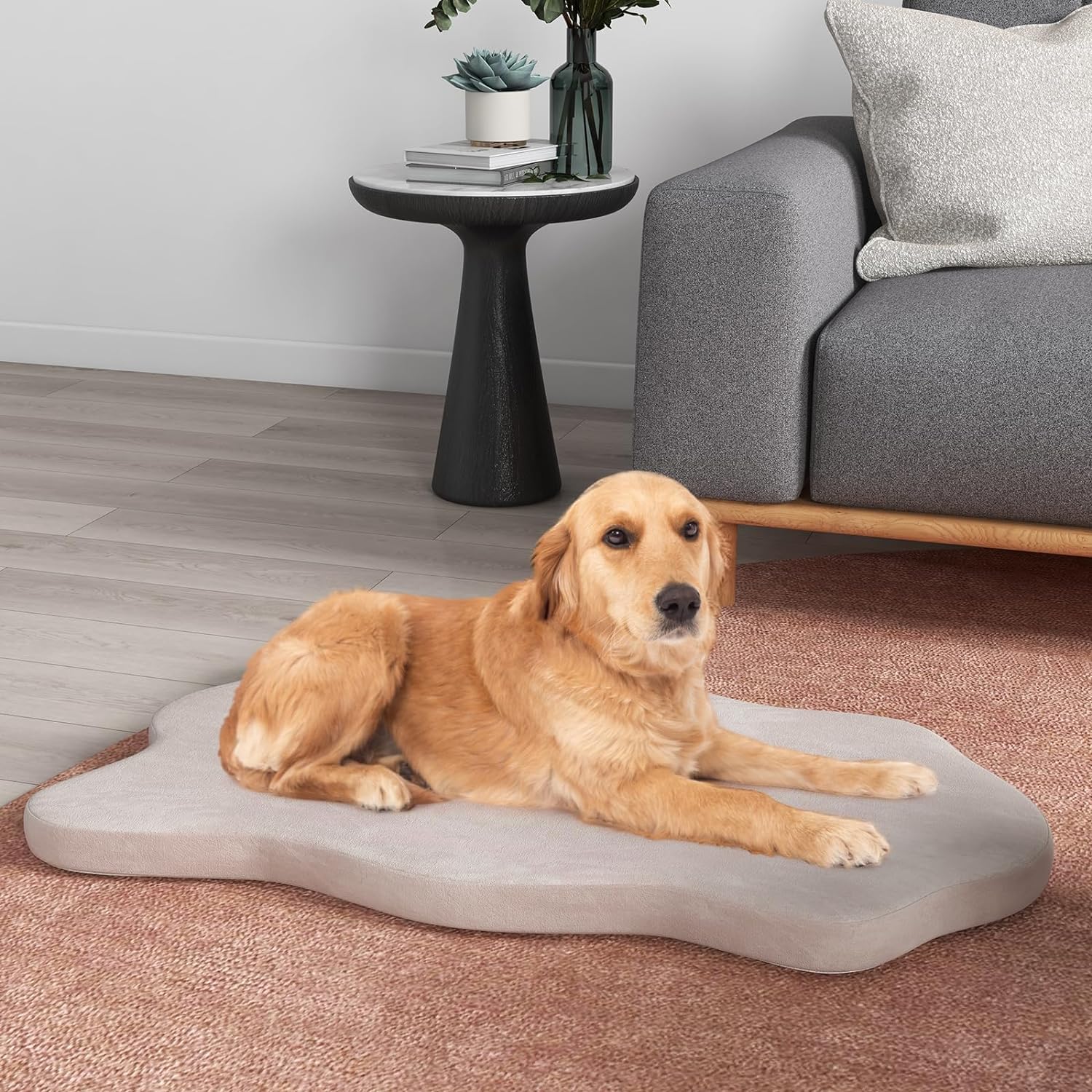 Cama Perros Grandes, Cama Ortopédica para Perros con Soporte de