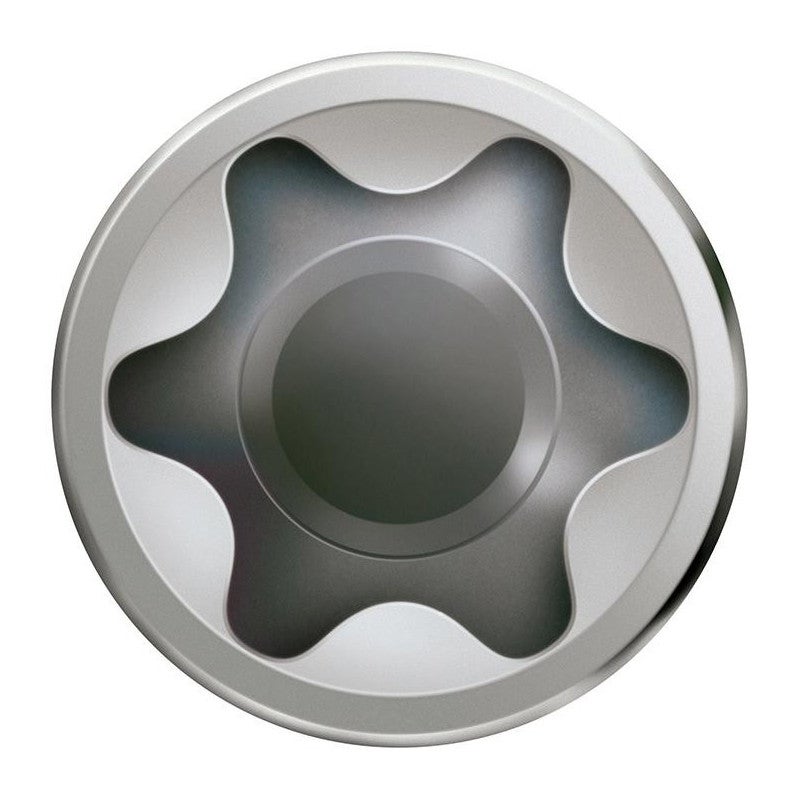 Vis pour assemblage de corps de meuble tête disque extra plate et large acier nickelé filetage partiel 4x30mm bte 200 p - 3