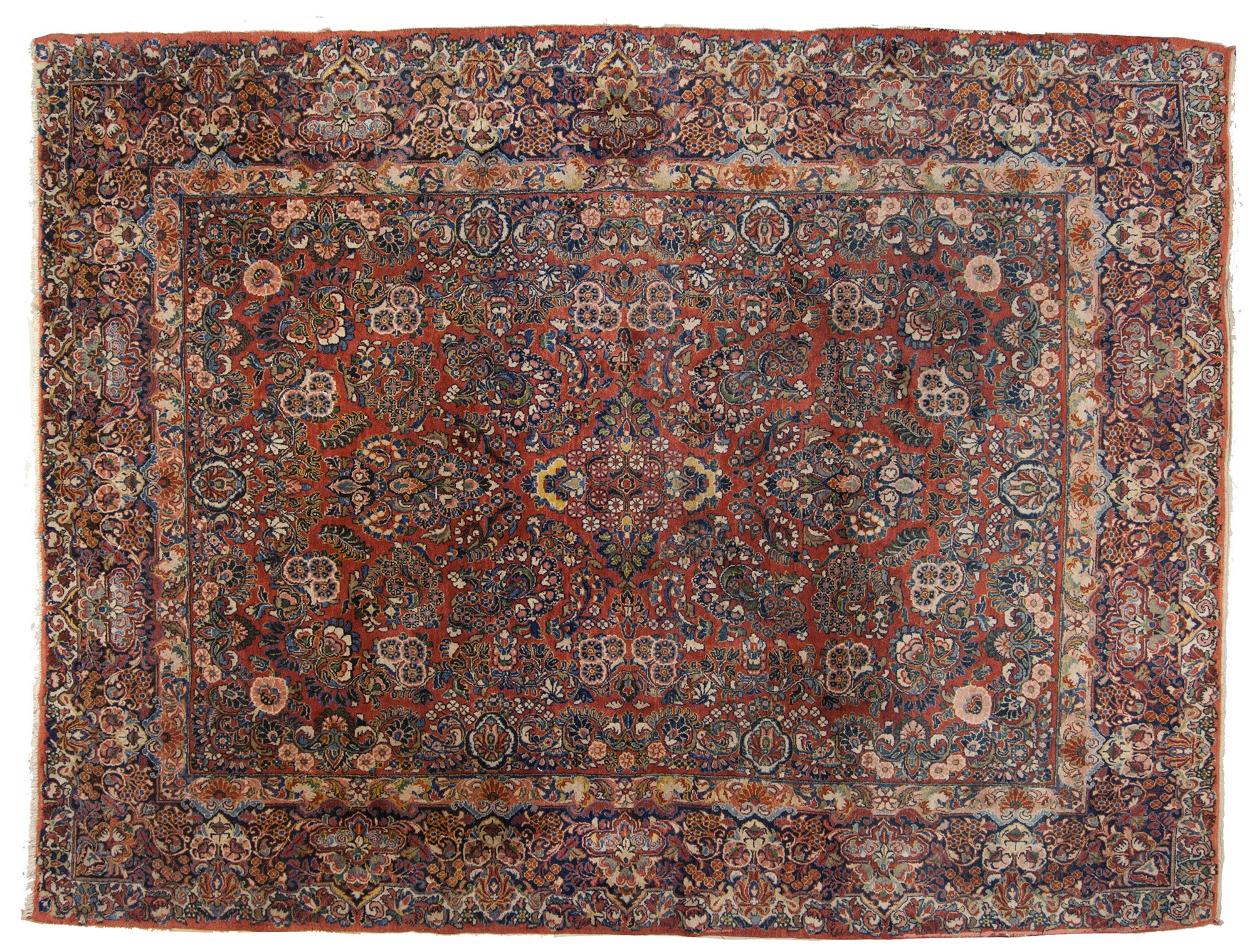 Oryginalny ręcznie tkany dywan orientalny, wymiary: 370x280 cm z certyfikatem autentyczności