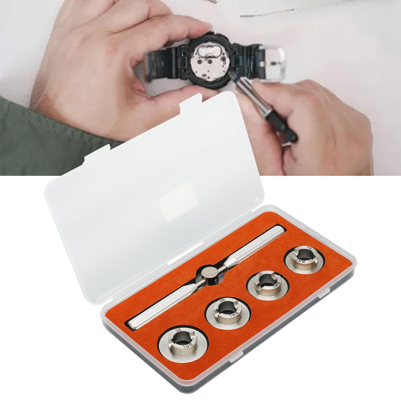 Apri-cassa per fondello di orologi, in acciaio inossidabile, con