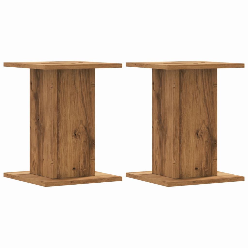 Maison Exclusive - Supports pour plantes 2 pcs chêne artisanal bois d'ingénierie - 2