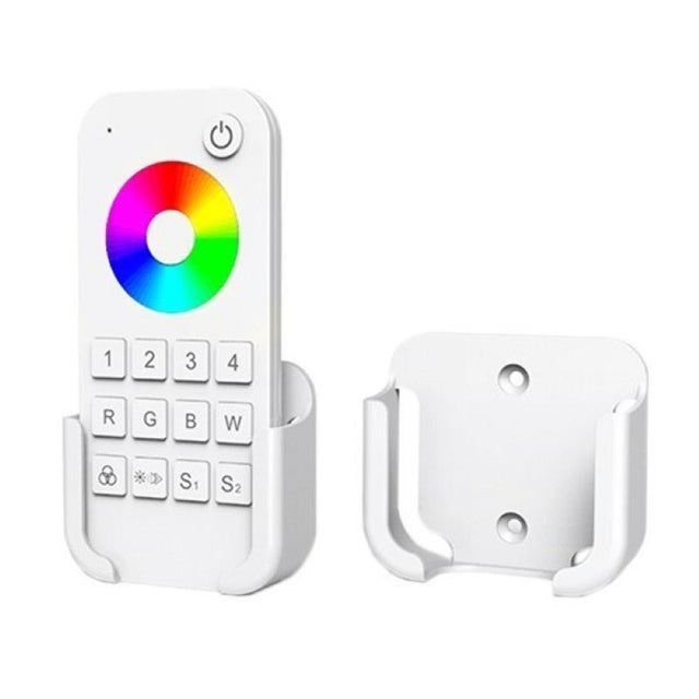 TMISHION Support de télécommande mural 4 pièces étagère de rangement