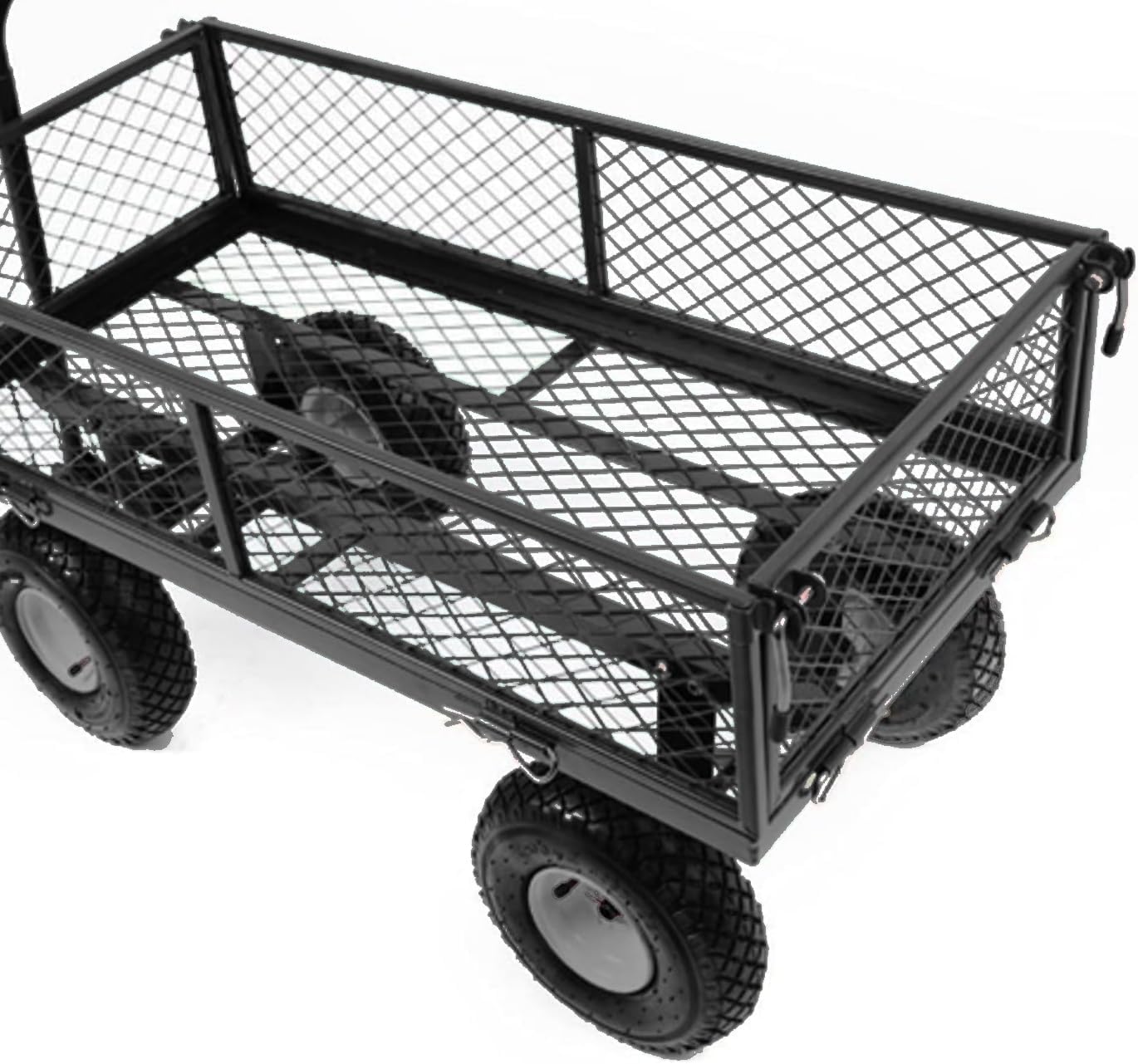 Chariot à Main avec Bords latéraux rabattables, Charge Max. 300 kg - 7