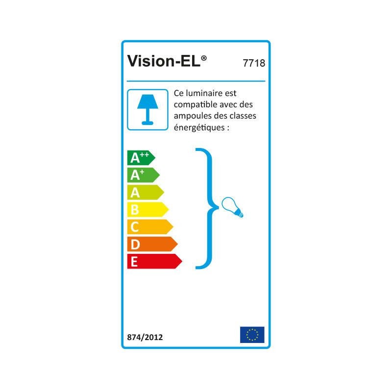 Support plafond rond BBC - Blanc - Ø88mm - Douille automatique GU10 - 5