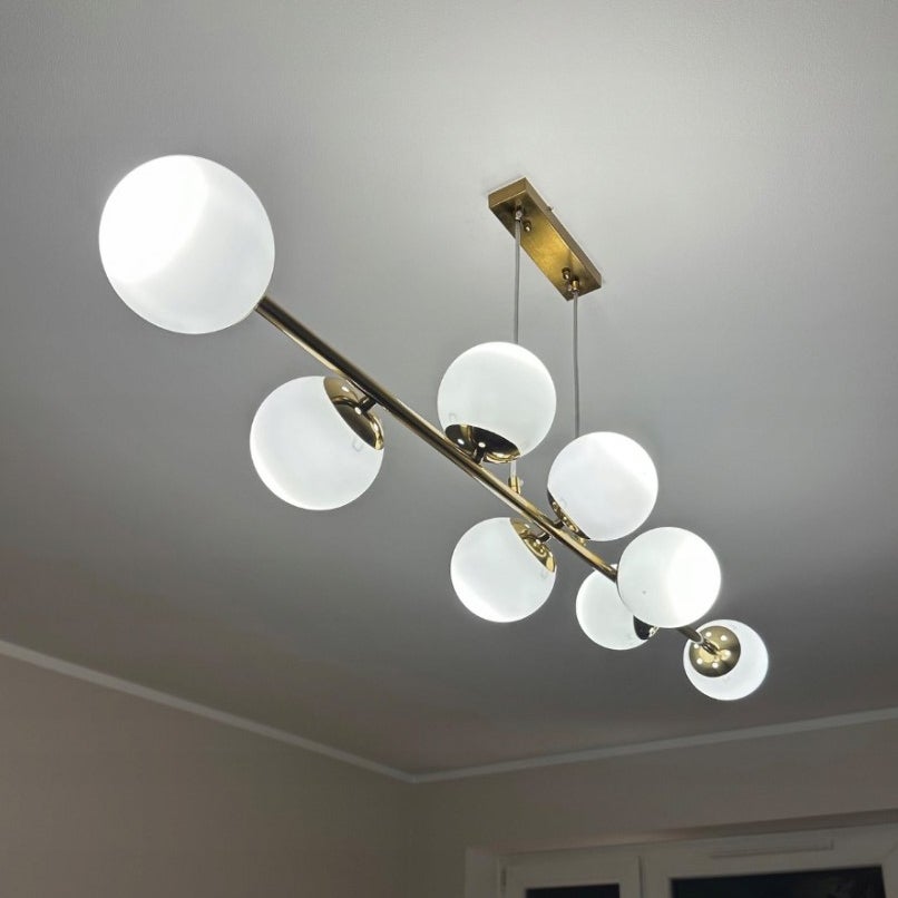 Lampa wisząca żyrandol Bali 8-punktowa E27 110 cm IP20 złota MasterLED - 5