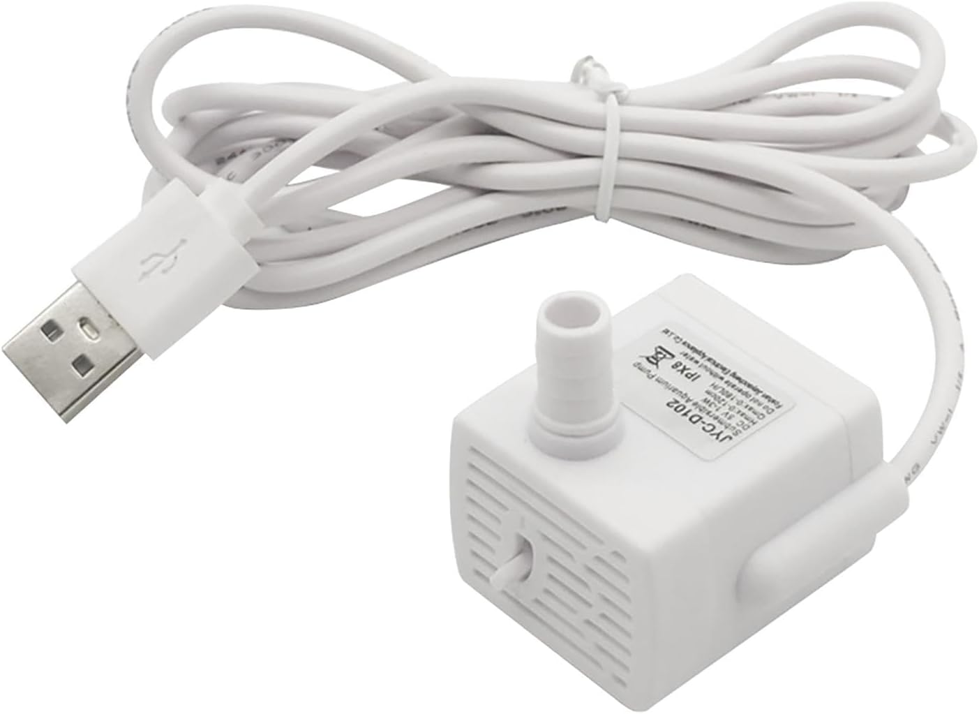 Pompa wodna zamienna fontanny dla zwierząt domowych zanurzalna ultra cicha o niskim zużyciu energii regulowanym przepływem wody zabezpieczeniem przed