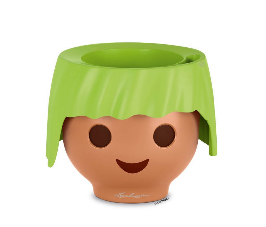 Doniczka Lechuza Do Domu Do Pokoju Dziecka OJO zielony 1 szt