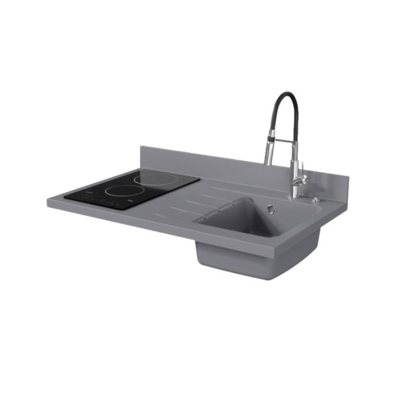 CAN FRN363 combiné plaque de cuisson avec évier