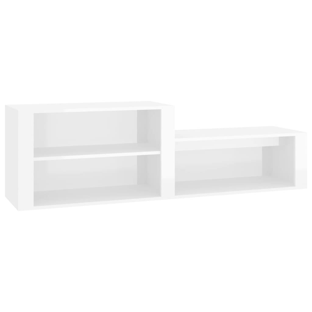 Armoire à chaussure - QQMORA - DRG65879 - Blanc brillant - Bois d