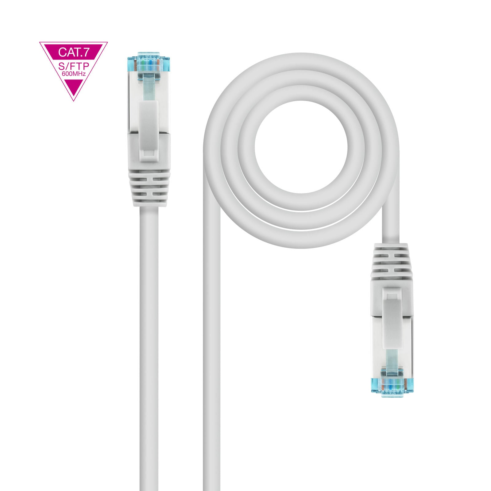 C�ble r�seau rj45 sftp nanocable 10.20.1725 cat.7 25m gris - 6