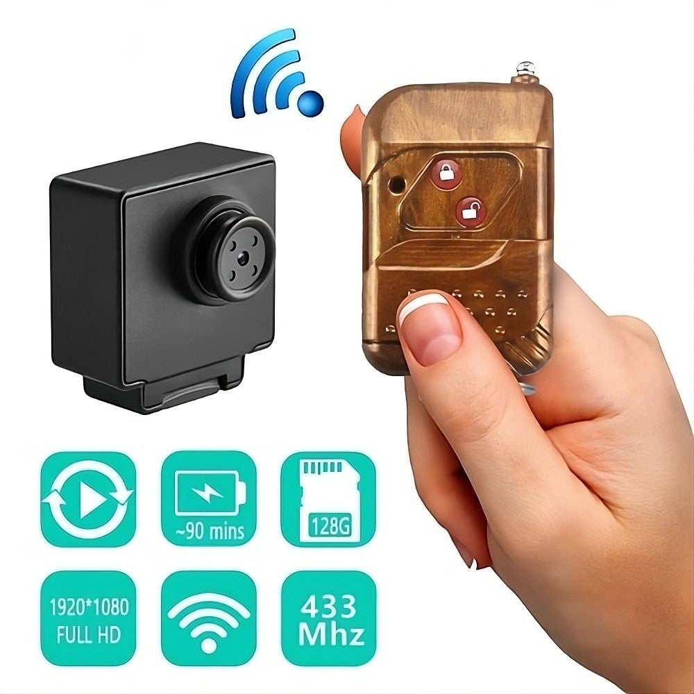 Caméra Espion OTADUG 1080p - Détection De Mouvement, Carte SD 32Go Incluse, Batterie 2000mAh