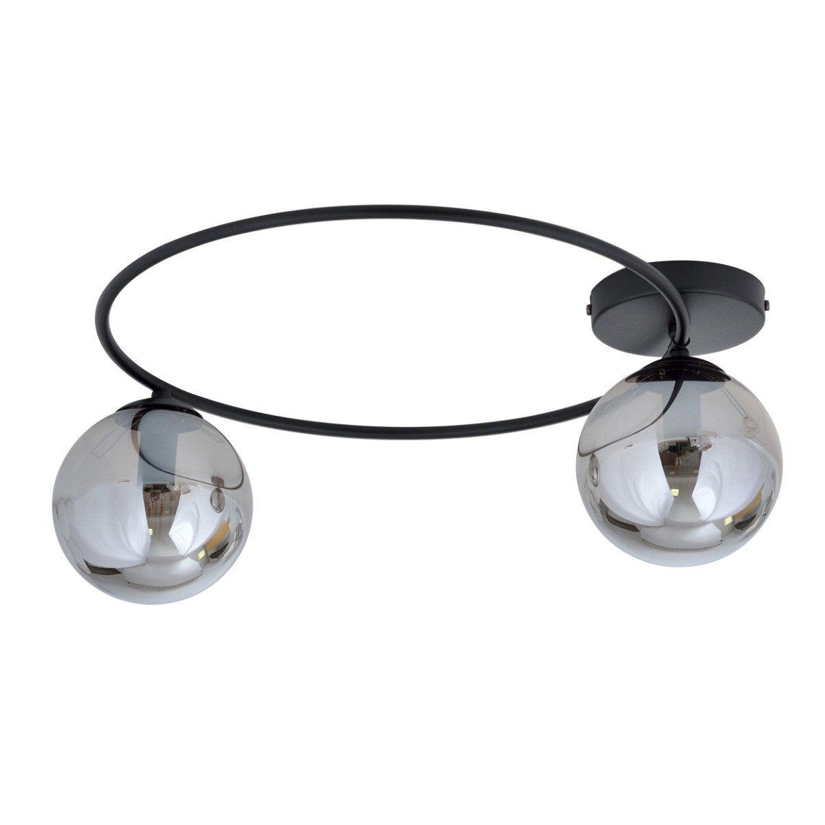 Lampa sufitowa Sopra czarno-grafitowa 2xE14x10W wym: 20 x 47 cm metal Emibig