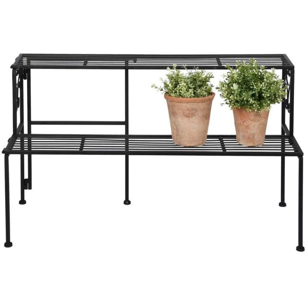Etagère à plantes pliante en fer 2 niveaux Esschert Design - 5