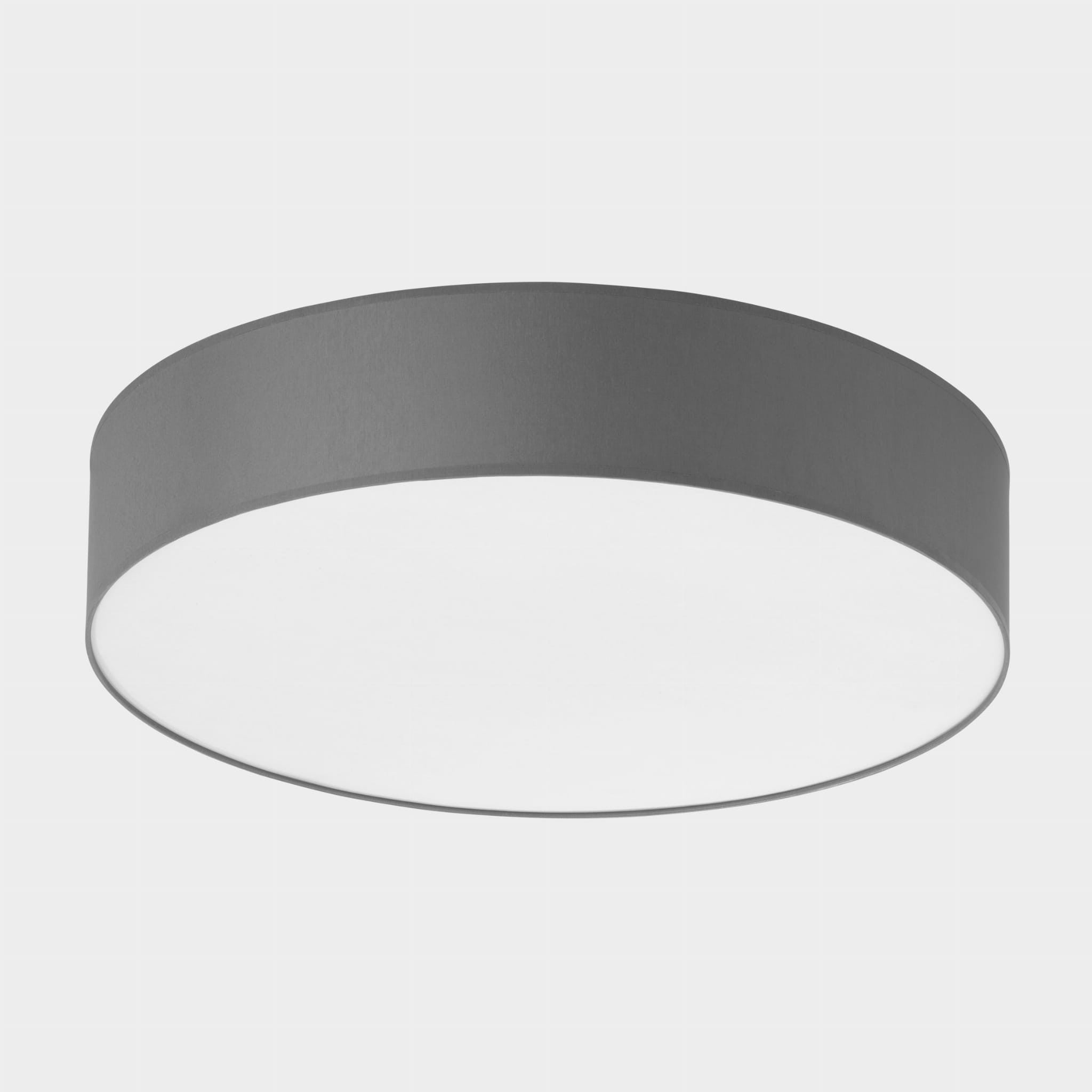 Plafon Rondo okrągły biało-grafitowy 4xE27x15W wym: 15 x 60 cm IP20 tkanina TK Lighting