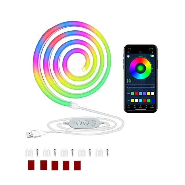 3M Taśma świetlna LED neonowa do otoczenia 60/M 3535RGBIC elastyczny silikon 5V