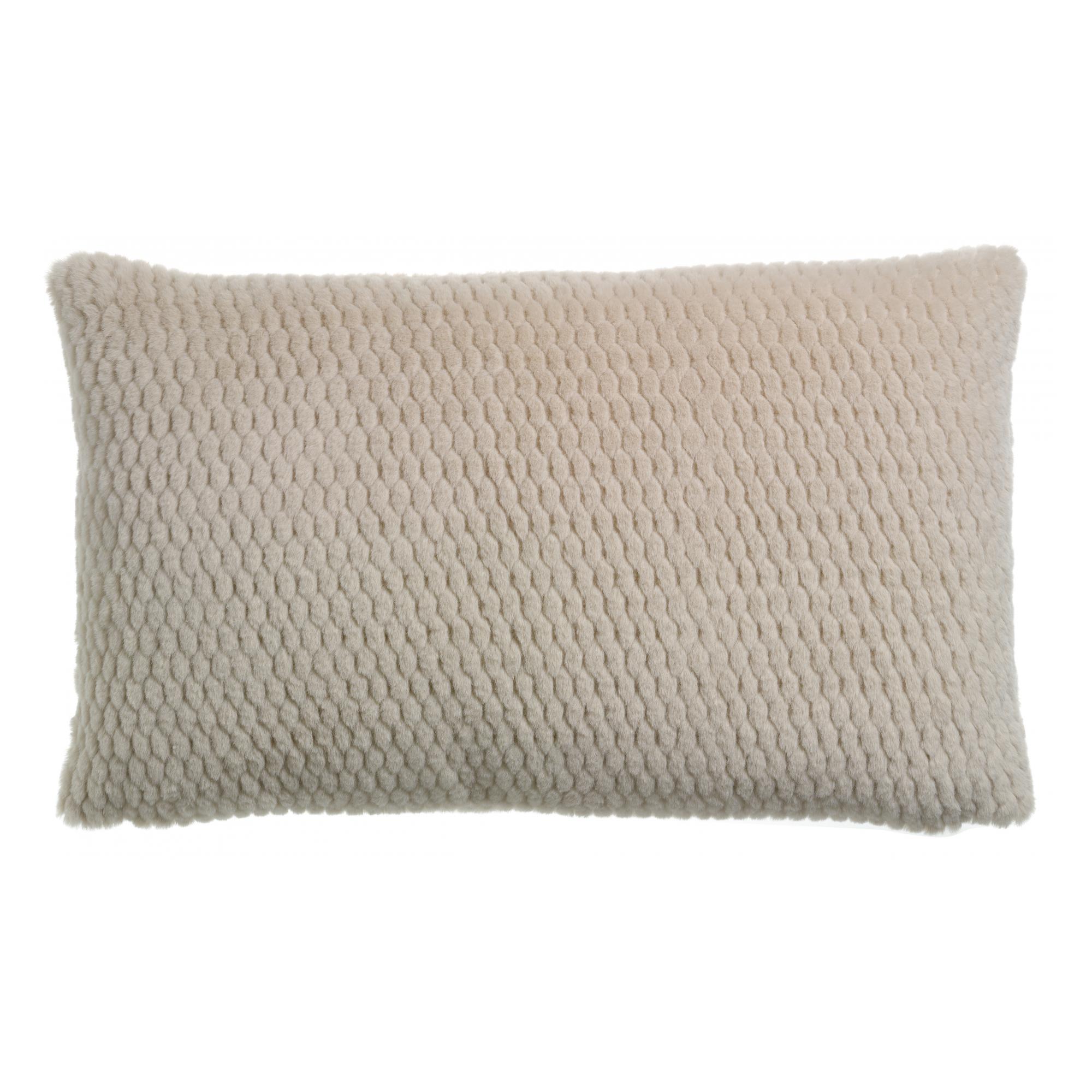 Coussin lin 40 x 65 cm Vivaraise Leroy Merlin