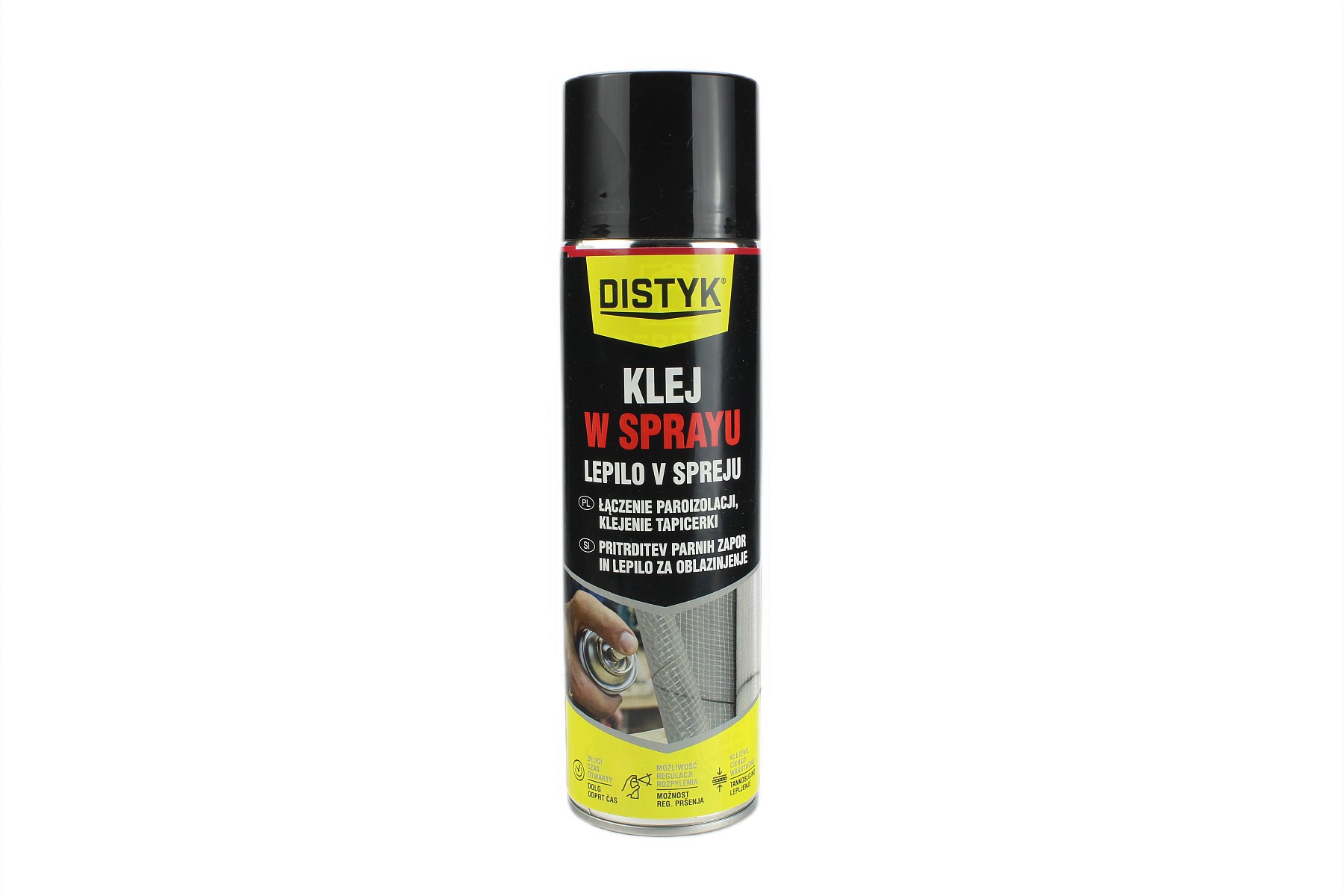 Klej w sprayu do tapicerki paroizolacji uniwersalny 500 ml DISTYK