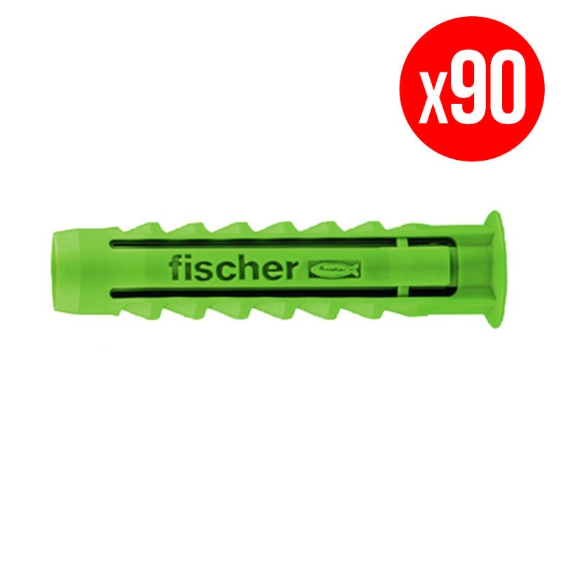 Kołek fischer SX Plus Green nylon 50 mm 6 mm potrójna ekspansja