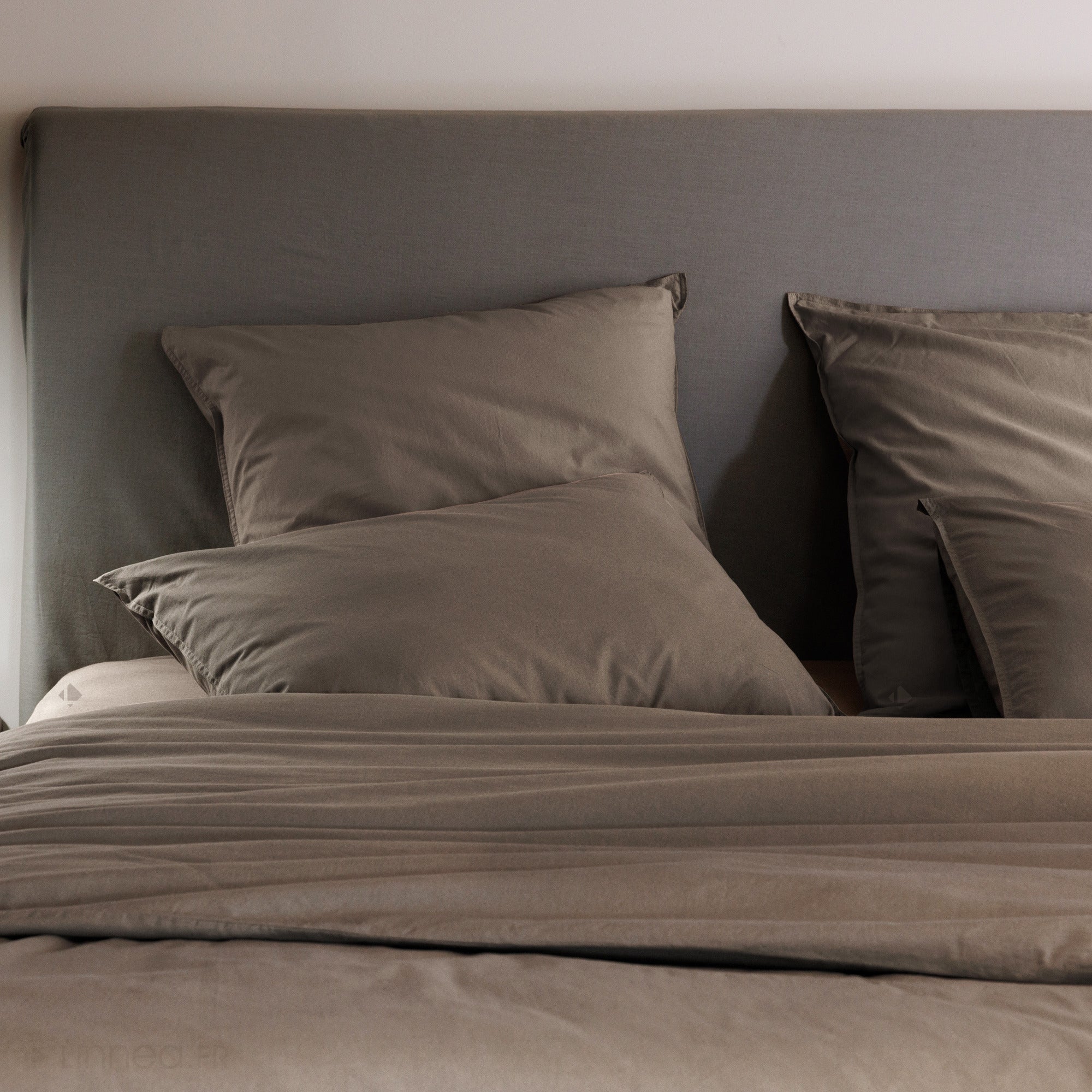 Taie D'oreiller En Coton Percale Moutarde - 63x63 Cm - STOF - Neuve Avec étiquette