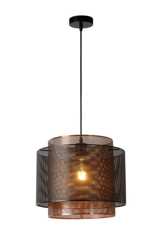 Lampa wisząca ORRIN czarna 1xE27x60W metal wym:160x34x34cm IP20 Lucide