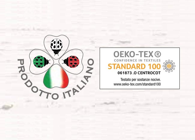 Federe Cuscino 50x80 Cm Cotone 100% - Set Di 2, Fantasia Rigata Zig Zag, Bottoni Laterali, Made In Italy - Foto 9