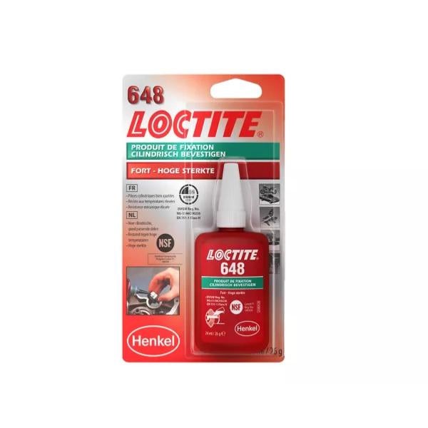 LOCTITE 648 FREIN FILET FORT PROFESSIONNEL - FIXATION FORTE 24 ml