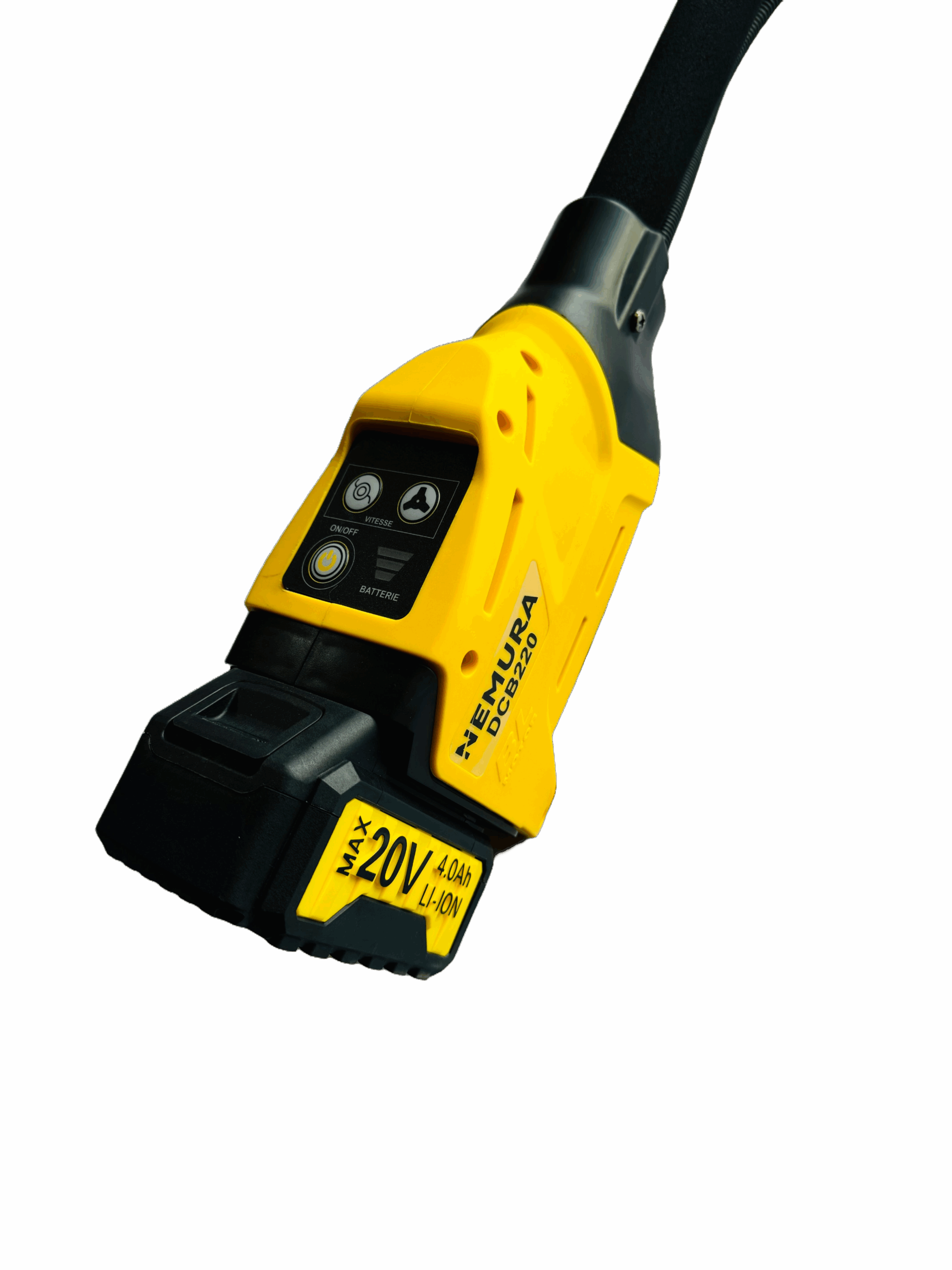 Débroussailleuse à batterie NEMURA 20V + Batterie 4Ah + Chargeur rapide + Lame + Fil - 3