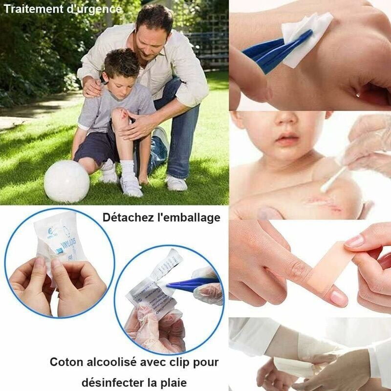 Coffret de secours-Survie Trousse De Premiers Soins De Survie Vitesse Kit, Tactique Pouch Outdoor Gear Sac Trauma d'urgence pour La Randonnée Camping - 5