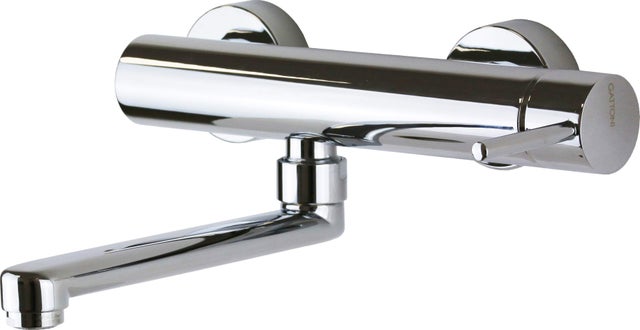 Miscelatore lavello cucina a parete colore cromo Gattoni 1460/14C0 - Cromo