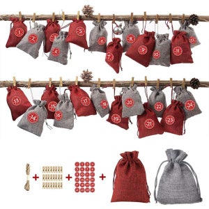Calendario Dell'Avvento Vuoto Da Riempire – Personalizza Il Tuo Natale
