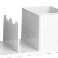 Organisateur De Bureau En HPIS - Range Livres, Stylos Et Fournitures - Design Minimaliste Et Gain De Place