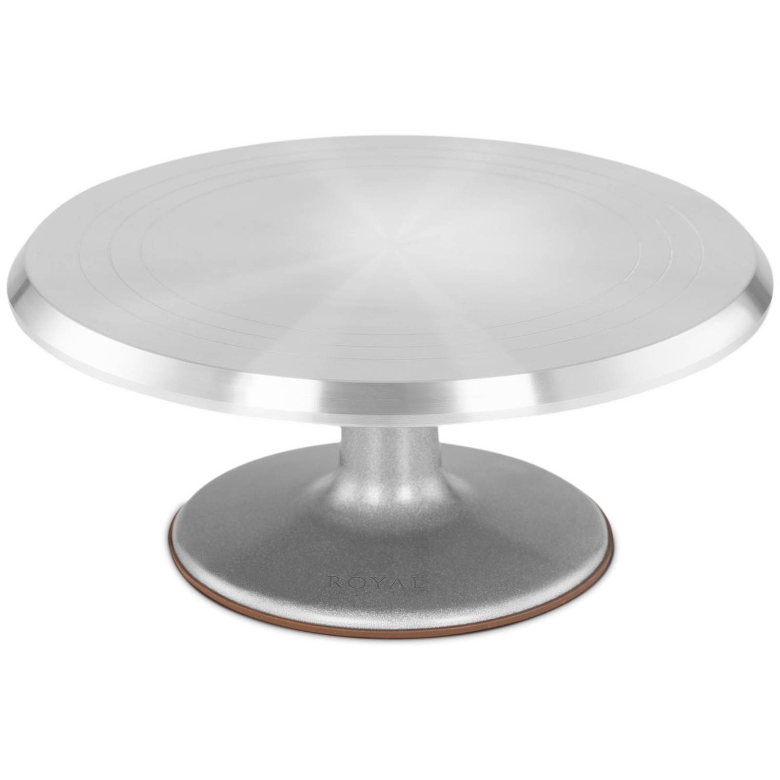 Piatto Girevole Per Decorare Torte - Base Rotante 360°, Diametro 28 Cm, Altezza 7 Cm, In Plastica