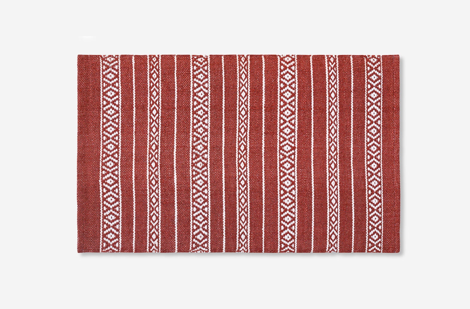 Dywanik wewnętrzny i zewnętrzny z PVC czerwono-śliwkowy 120x180 cm | Trwały, dekoracyjny i odporny
