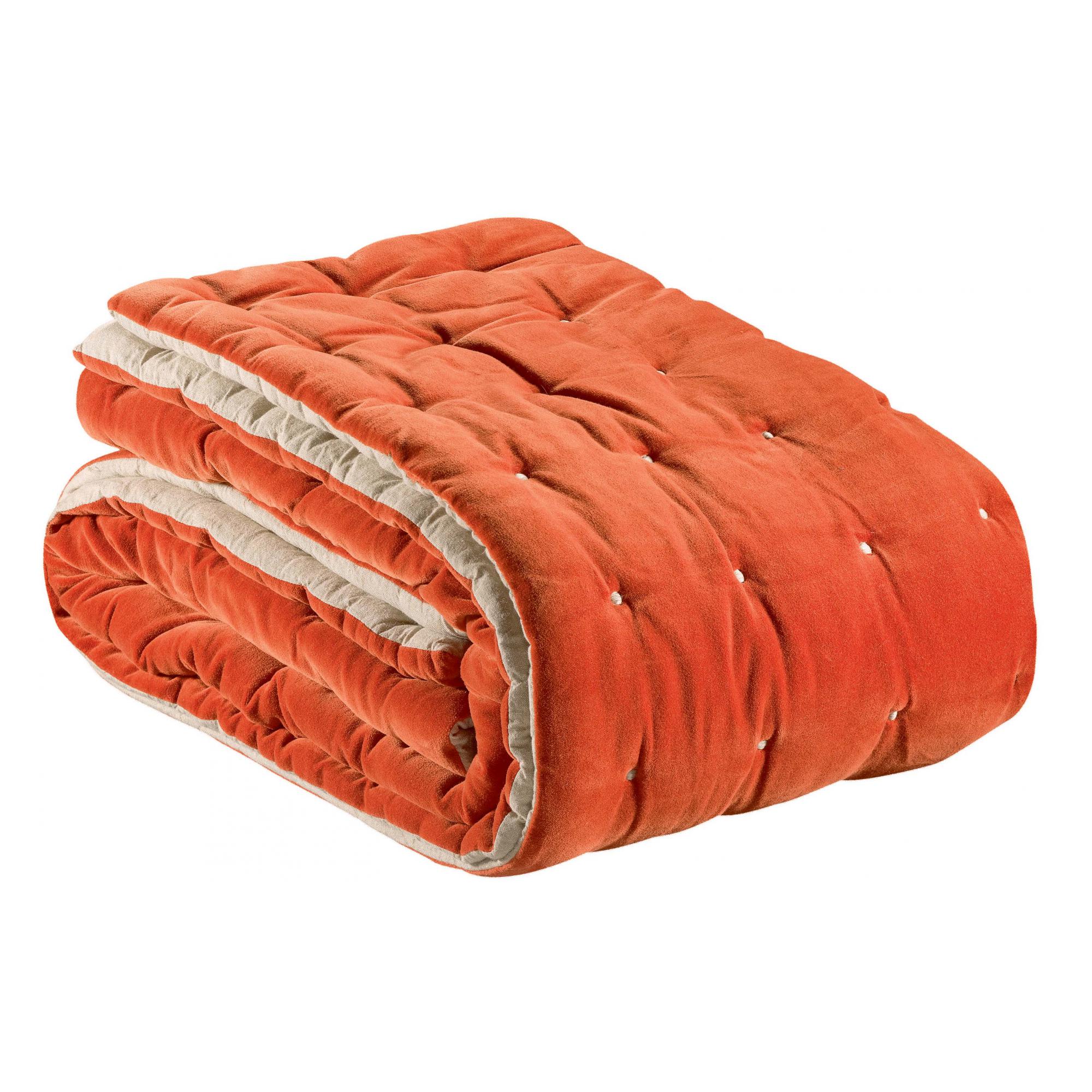 Elise plain bed runner marmalade 90 x 240 cm marmalade 90 x 240 cm vivaraise