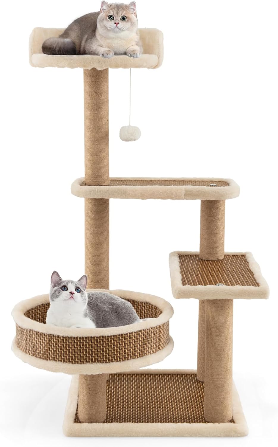 Lit pour chat original en forme de nid d'arbre