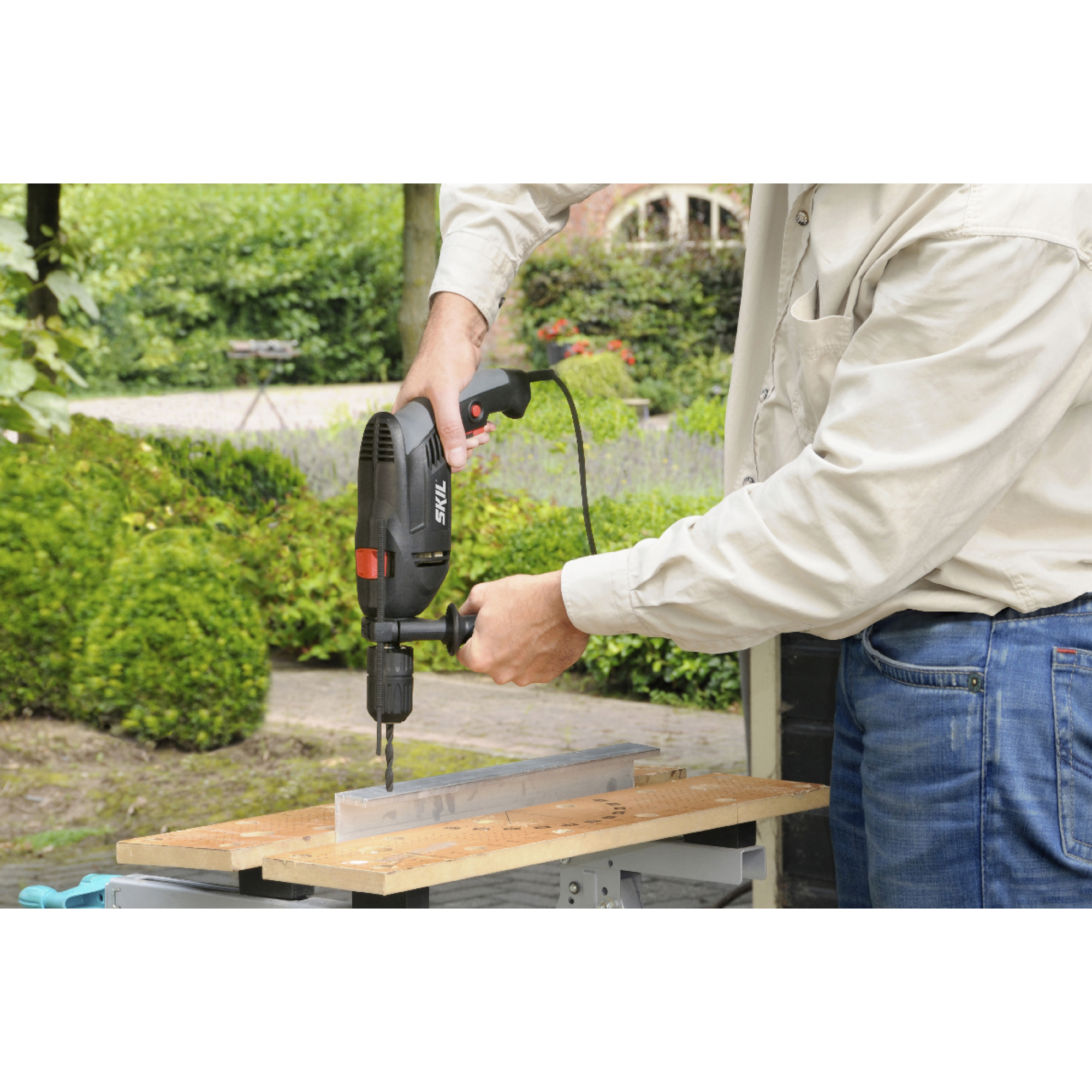 Perceuse à percussion SKIL 1021 AD, 850 W, mandrin 13 mm, coffret et embouts inclus - 5